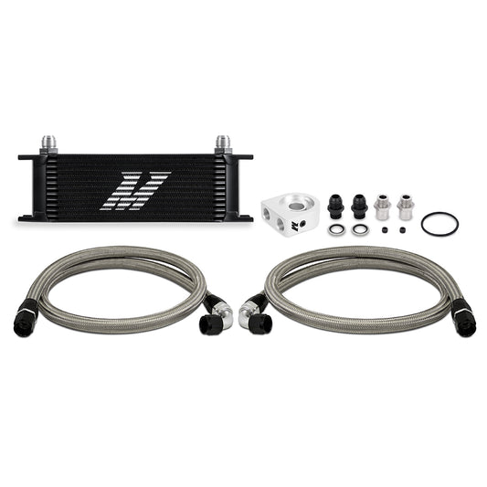 Universal Oil Cooler Kit, 13-Row, Black