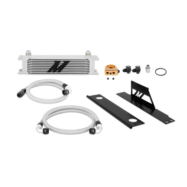 Subaru Impreza WRX Thermostatic Oil Cooler Kit, 2001-2005, Silver
