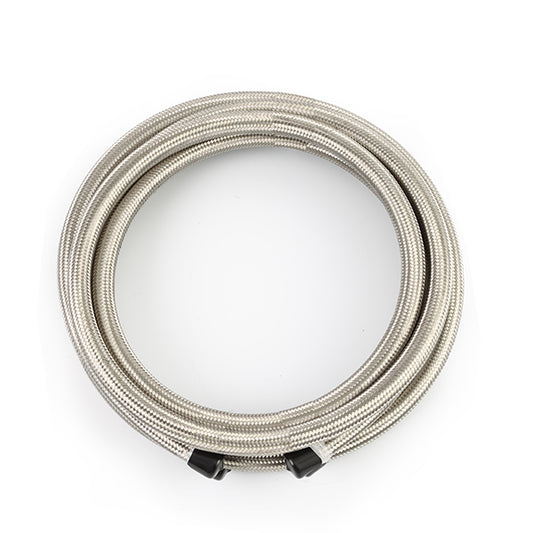 Braided -10AN 15Ft. Hose, Stainless