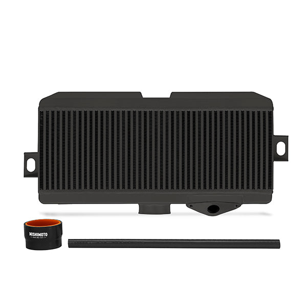 Subaru WRX STI Top Mount Intercooler Kit, 2008-2021, Black w/ Black Hoses