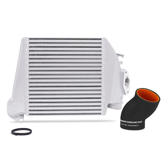 Subaru WRX Top Mount Intercooler Kit, 2008-2014, Silver w/ Black Hose