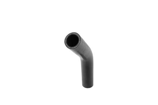 Silicon Hose 45 Elbow 1.00" BLACK - JDM GOODNESS
