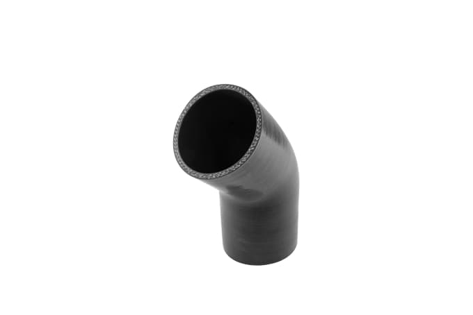 Silicon Hose 45 Elbow 3.00" BLACK - JDM GOODNESS