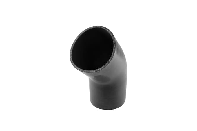 Silicon Hose 45 Elbow 4.00" BLACK - JDM GOODNESS