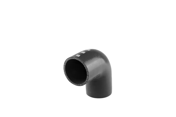 Silicon Hose 90 Elbow 2.25" BLACK - JDM GOODNESS