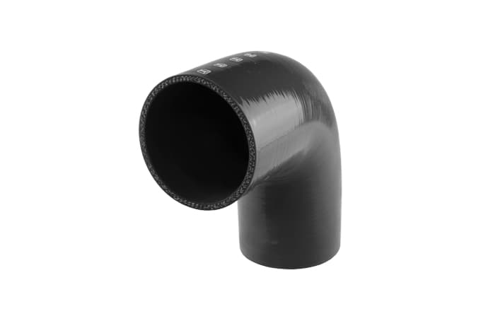 Silicon Hose 90 Elbow 3.50" BLACK - JDM GOODNESS
