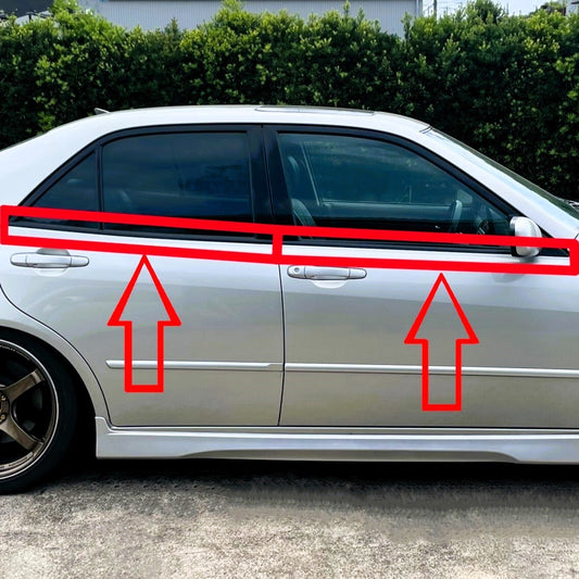 OEM IS200/IS300/Altezza Door Mouldings Front and Rear