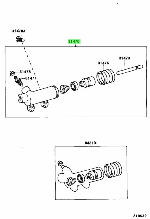 Brand New OEM J160 Salve Cylinder