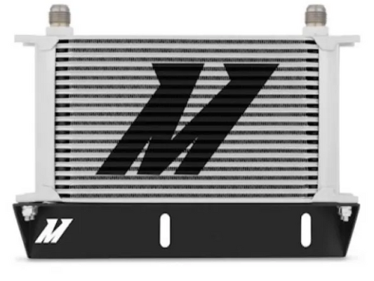 Universal Thermostatic Oil Cooler Kit, 34-Row, Silver