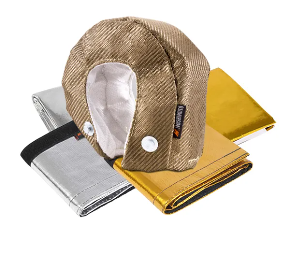 Heat Shielding Sleeve, Gold 1"x36"
